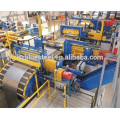 Automatic Rewinder Coil Steal Sheet Plate Panel Slitting Line , Auto Galvanized Steel Sheet Slit LIne With Recoiler